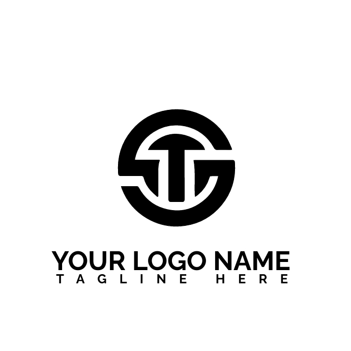 ST logo design| Company logo template